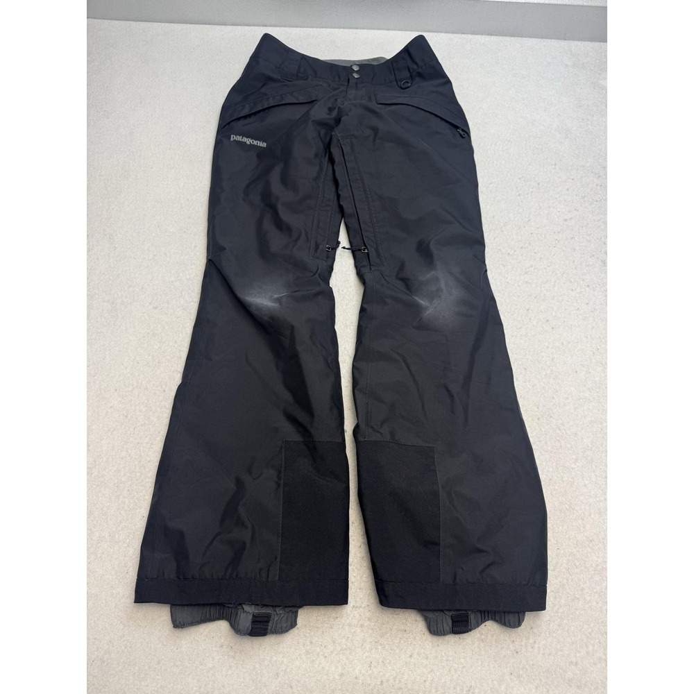 Patagonia Snow‎ Pants Womens XS Black H2No RECCO Insulated Waterproof Ski Warm